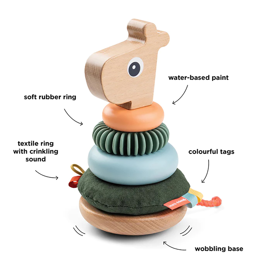 Done by Deer stapelleksak Raffi Colour mix