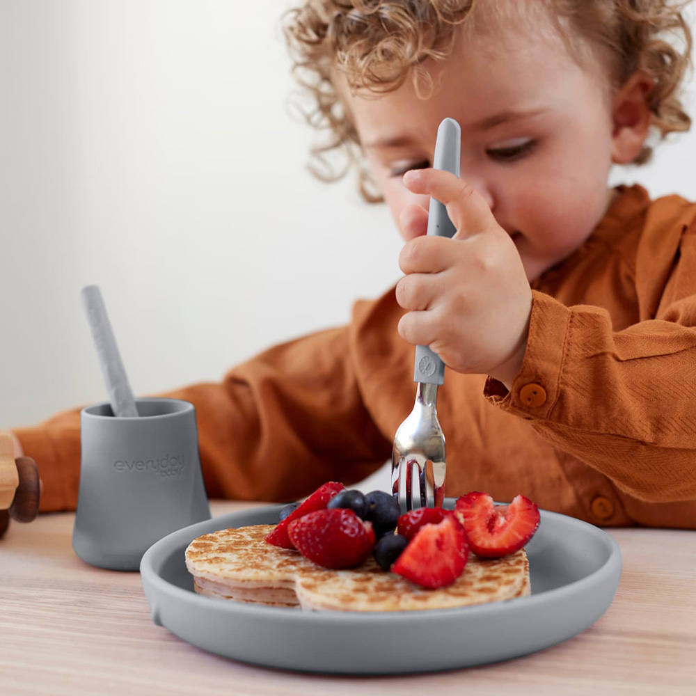 Everyday Baby bestickset Quiet Grey