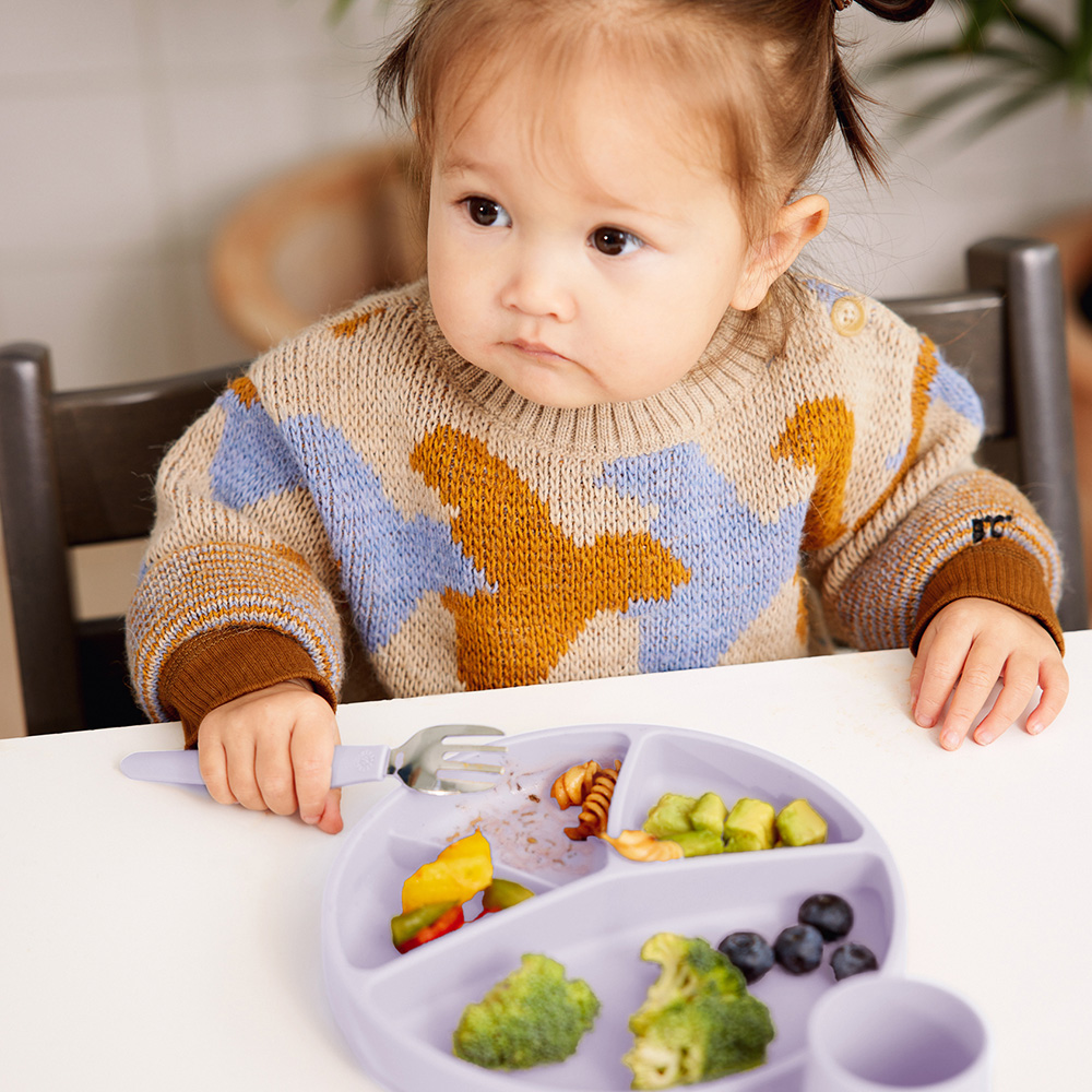 Everyday Baby Silikontallrik med sugkopp Light Lavender