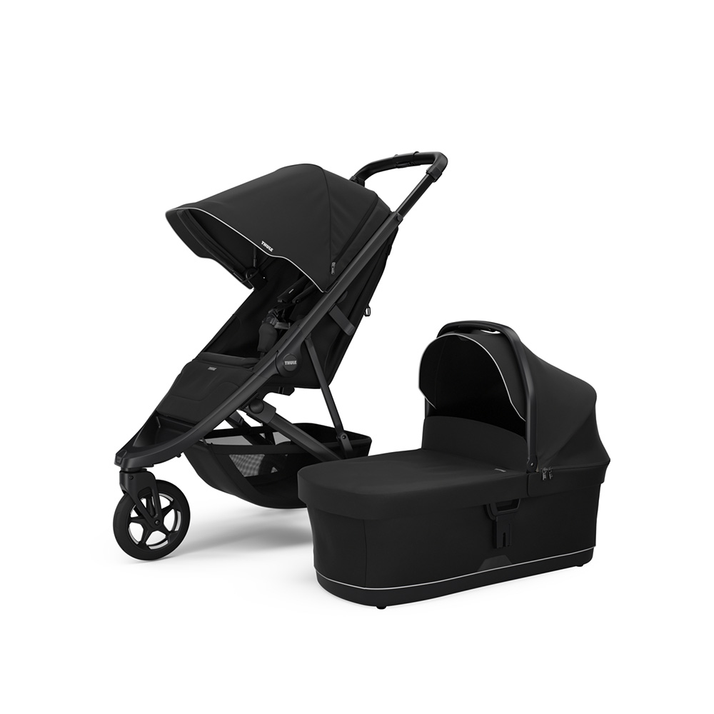 Thule Spring 2 Barnvagn Black on Black