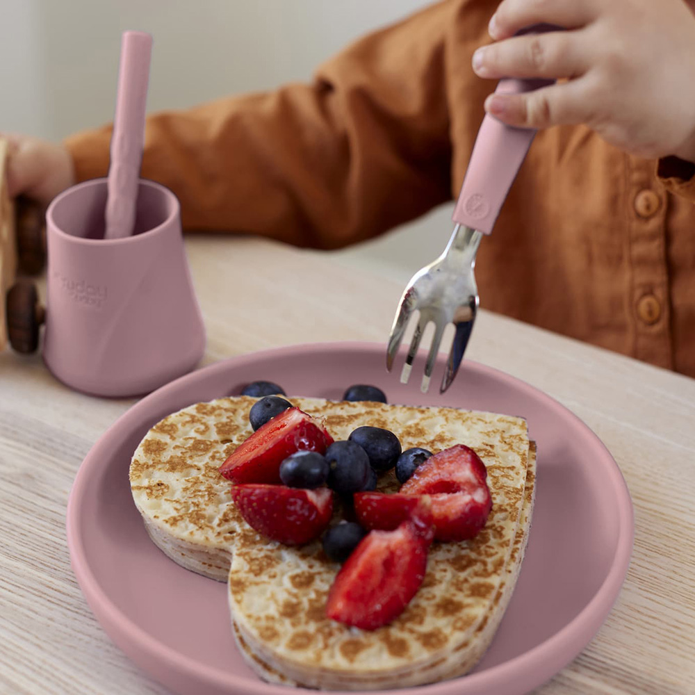 Everyday Baby Bestickset Purple Rose