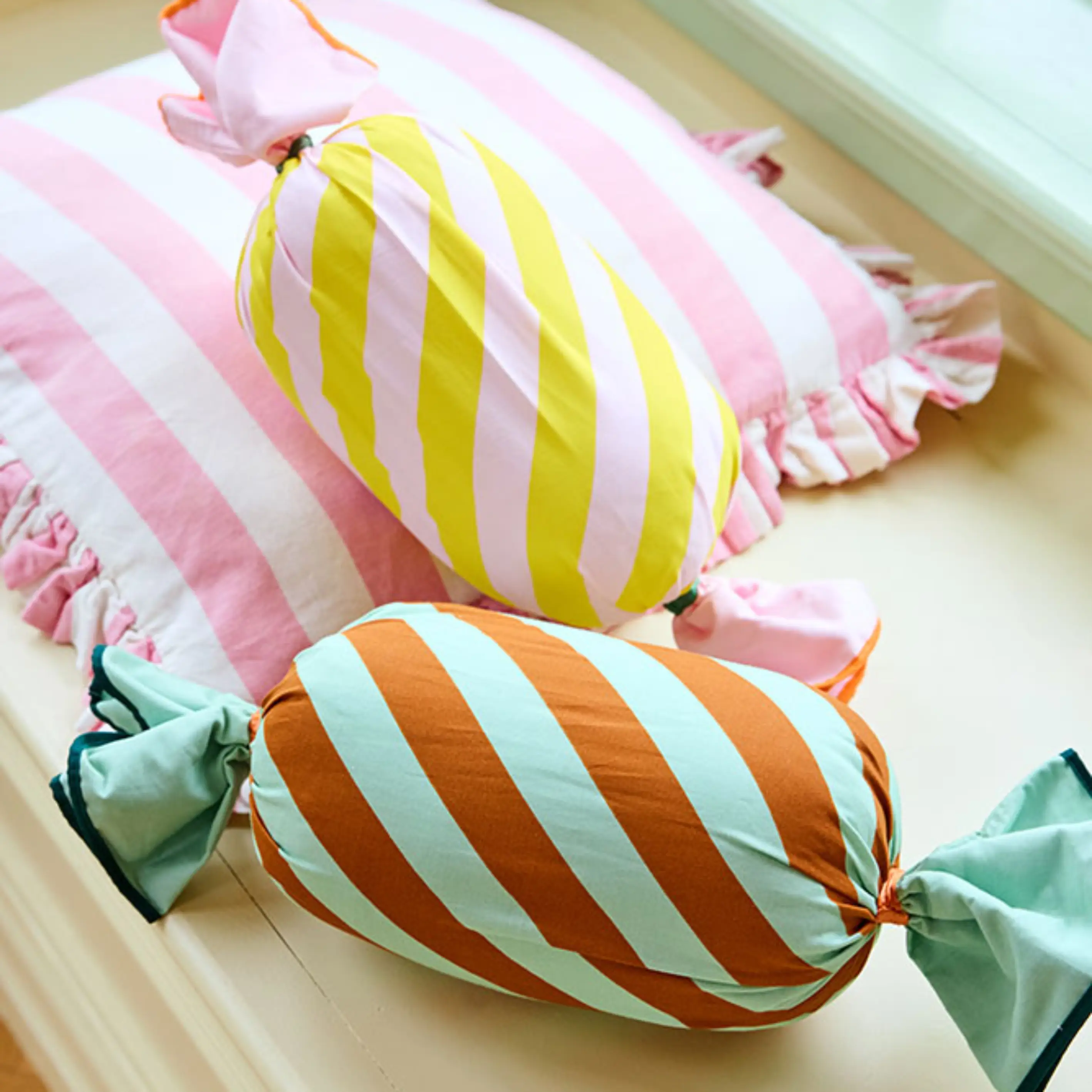 Kids Concept Kudde karamell rosa PIPPI