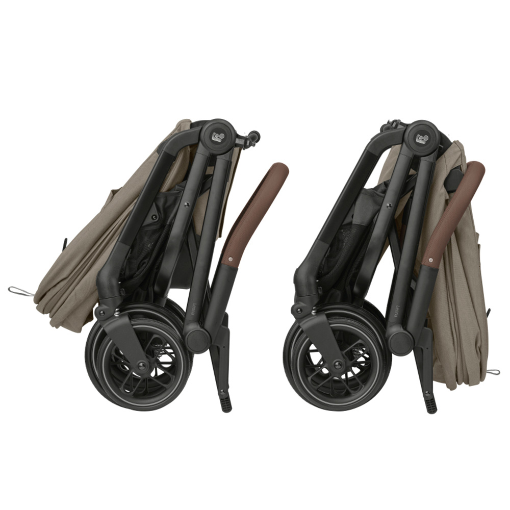 Maxi-Cosi Leona 2 twillic truffle svart ram/brunt läder