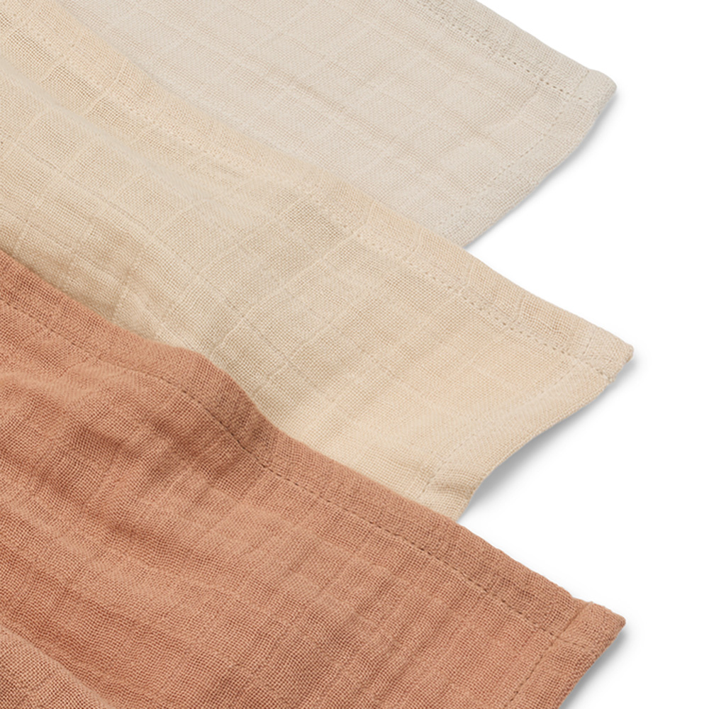 Liewood Lewis muslinfilt 3-Pack Tuscany rose mix