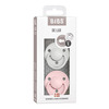 Bibs Napp 2-pack De Lux Haze/Blossom 0-6m