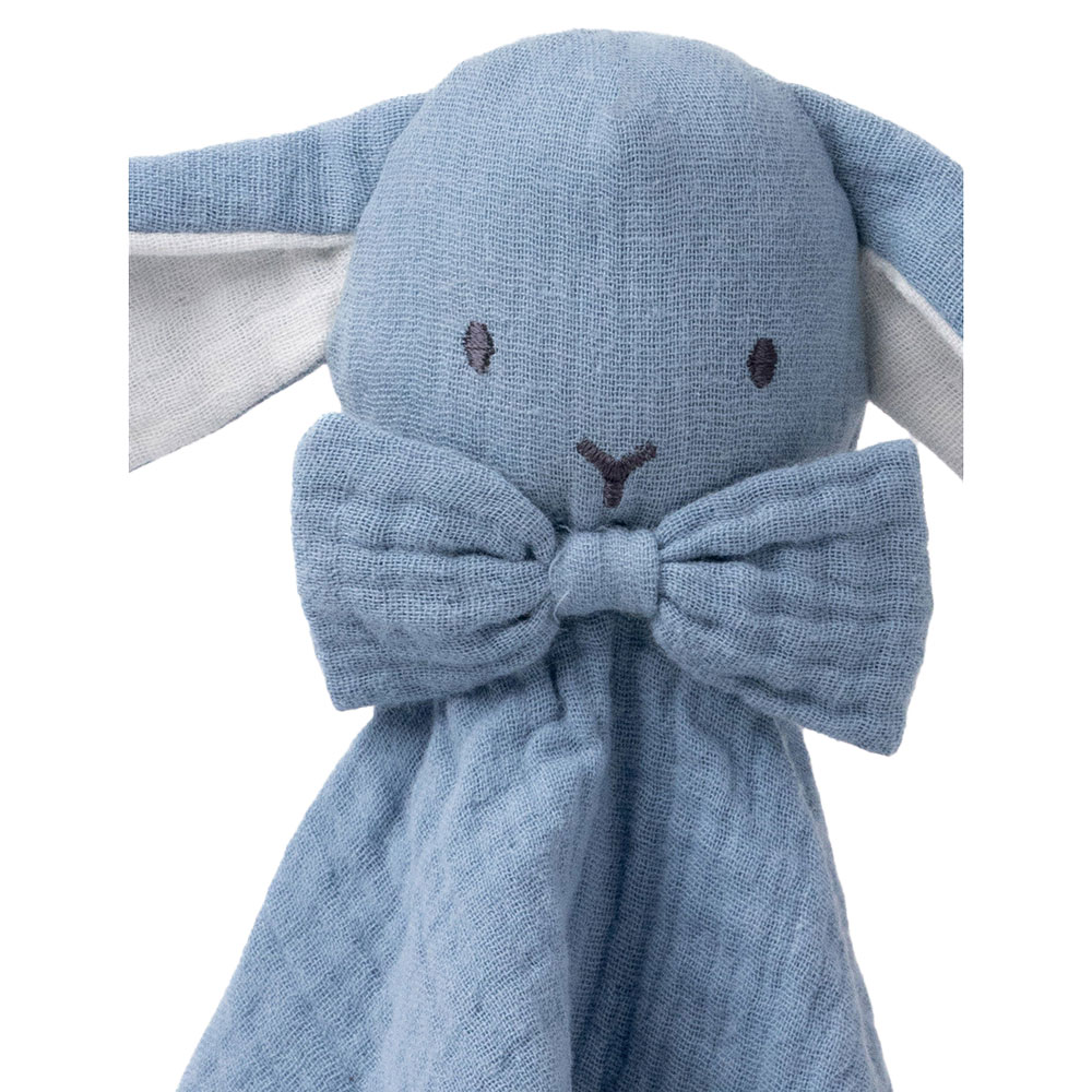 Teddykompaniet Diinglisar Snuttefilt Kanin Muslin blå