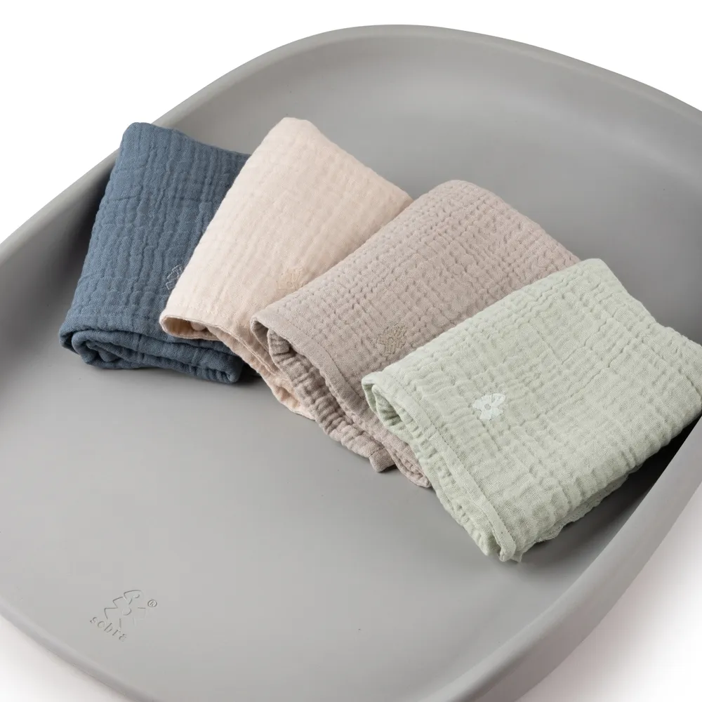 Sebra Skötbäddsunderlägg 2-pack muslin beige