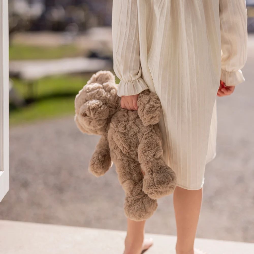 Teddykompaniet Sture greige Stor