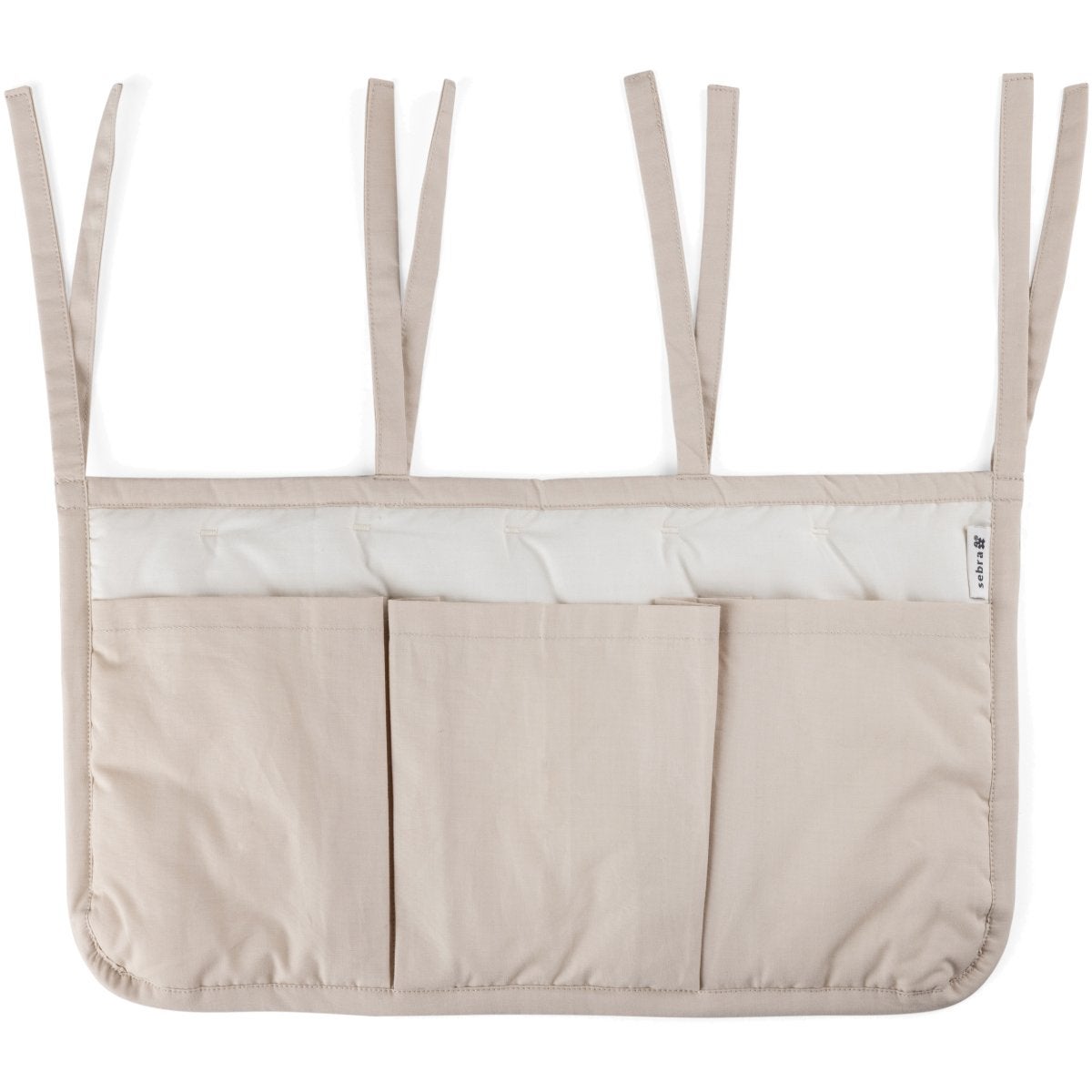 Sebra 3-fack organiser skötbord morning beige