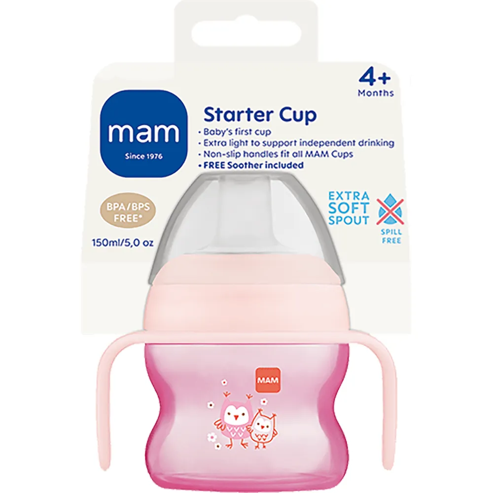 MAM Starter Cup Träningsmugg Rosa