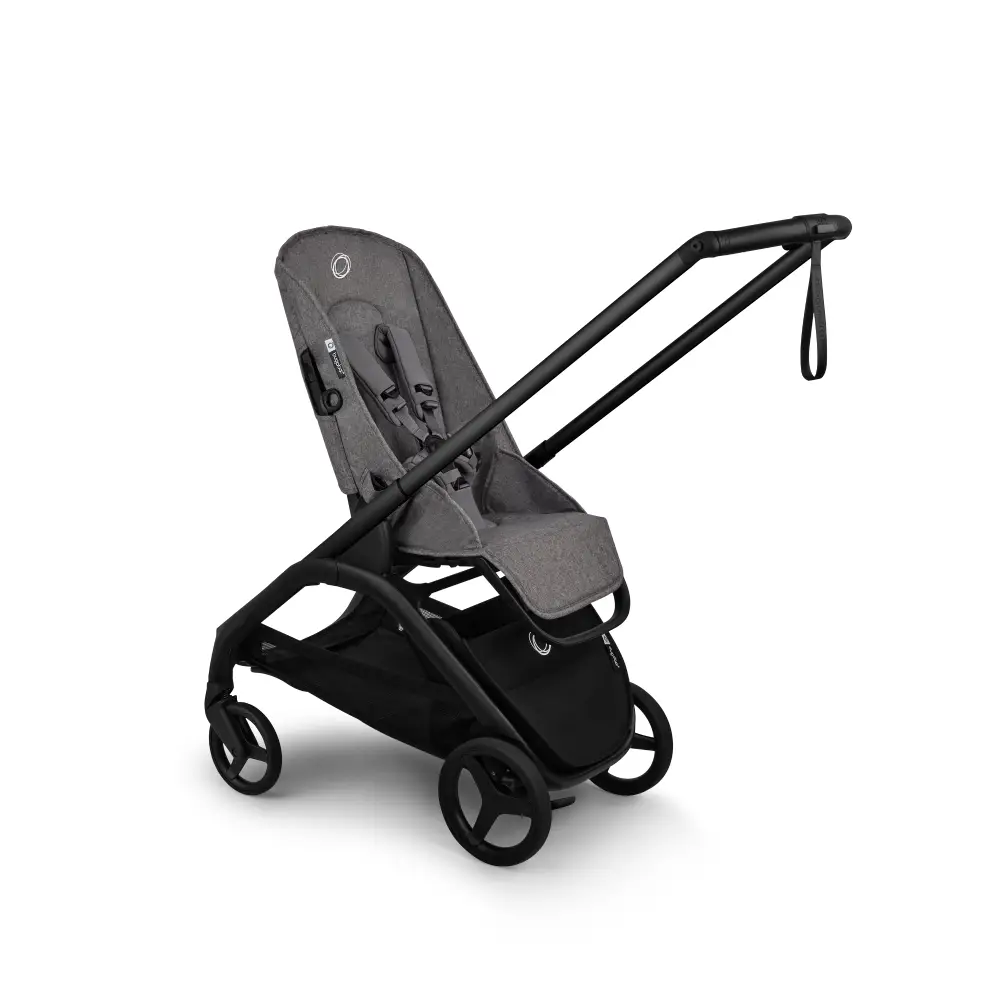 Bugaboo Dragonfly plus sittbas black/grey melange