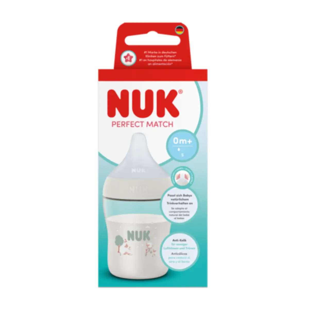 NUK perfect match 150 ml, sheep 0 mån+