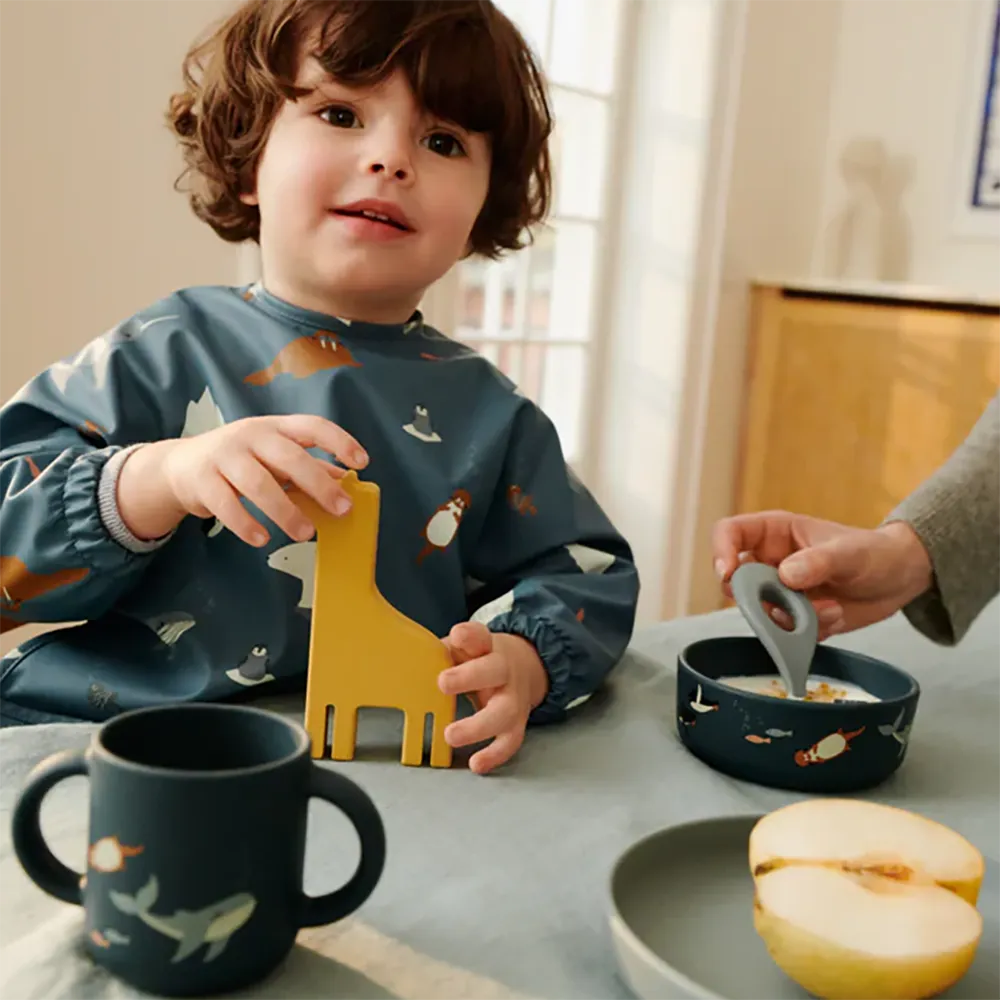 Liewood Vivi matset silikon Arctic Sea / Ocean view