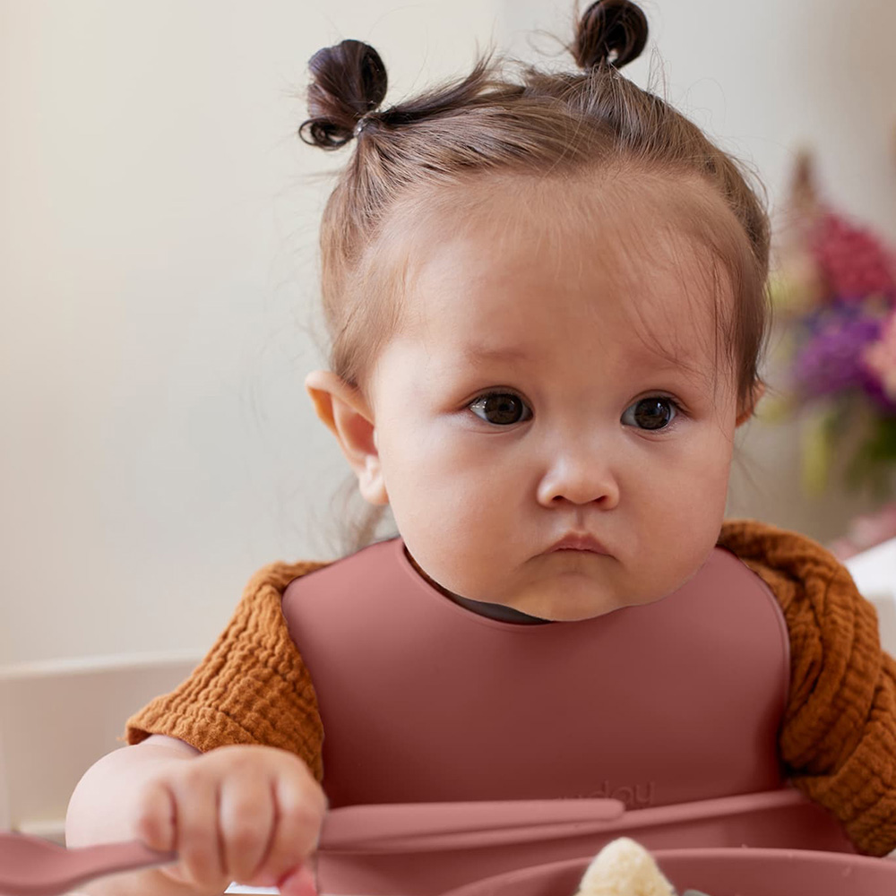 Everyday Baby silikon haklapp Nature Red