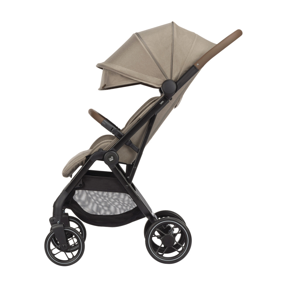 Maxi-Cosi soho sulky TWILLIC TRUFFLE (BLACK FRAME & BROWN LEATHER)