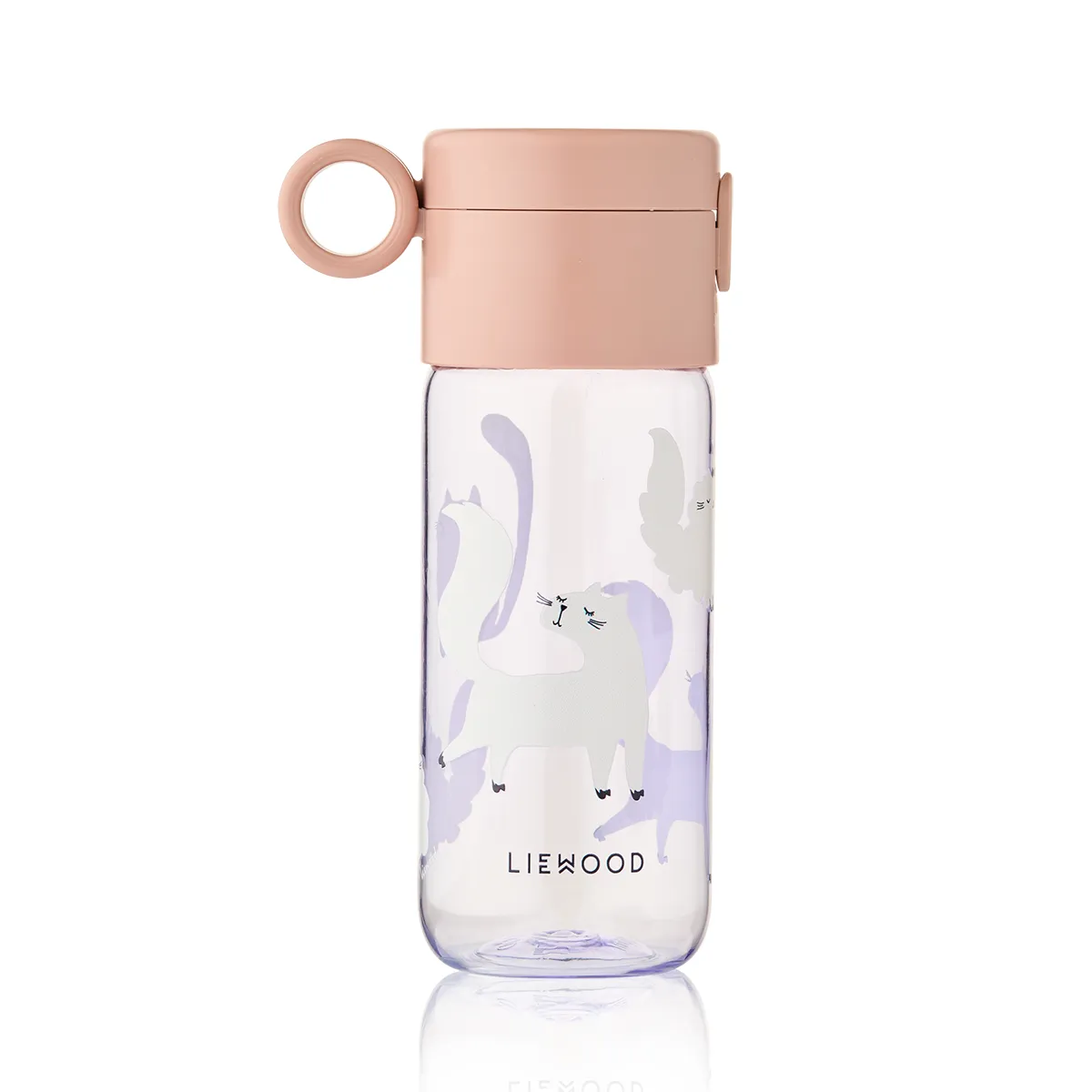 Liewood Clemence vattenflaska 350 ml Cat / Warm lilac