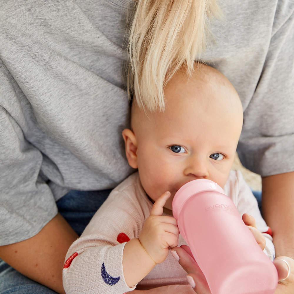 Everyday Baby nappflaska Healthy + 240 ml -  Rose Pink