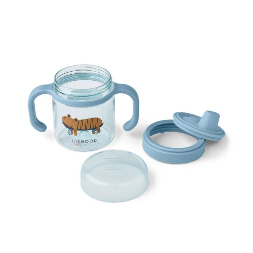 Liewood Kylo pipmugg i tritan 280 ml - Fun / Beach blue