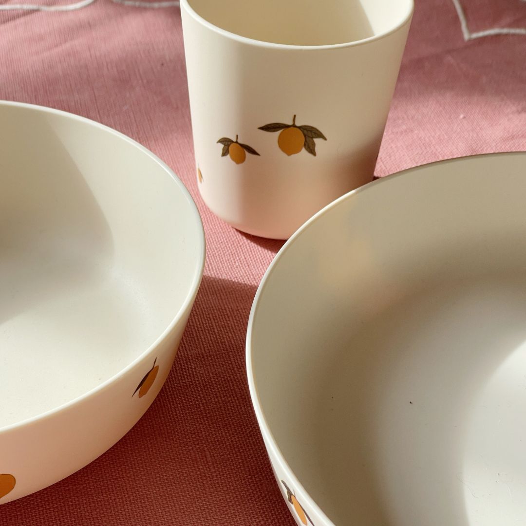 Konges Slöjd Pla Dinner Sets Lemon-One Size