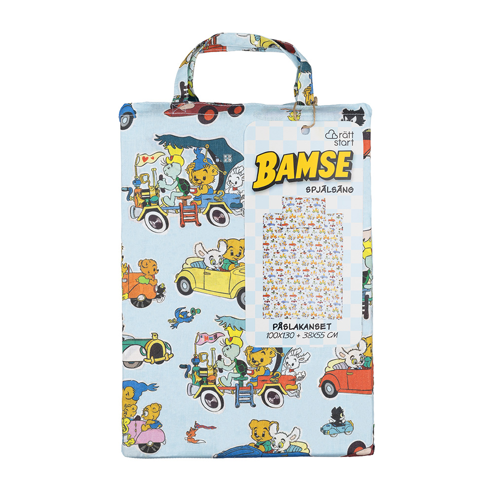 Rätt Start Bamse Påslakanset spjälsäng
