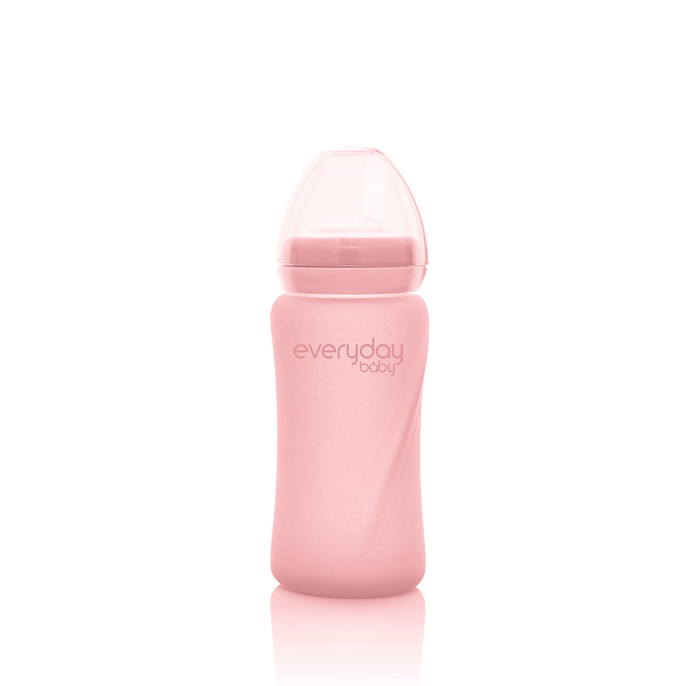 Everyday sugrörsflaska Healthy + 240 ml - Rose Pink
