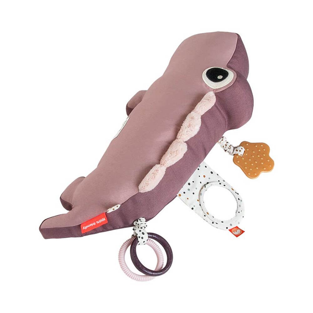 Done by Deer Tummy time aktivitetsleksak Croco Powder