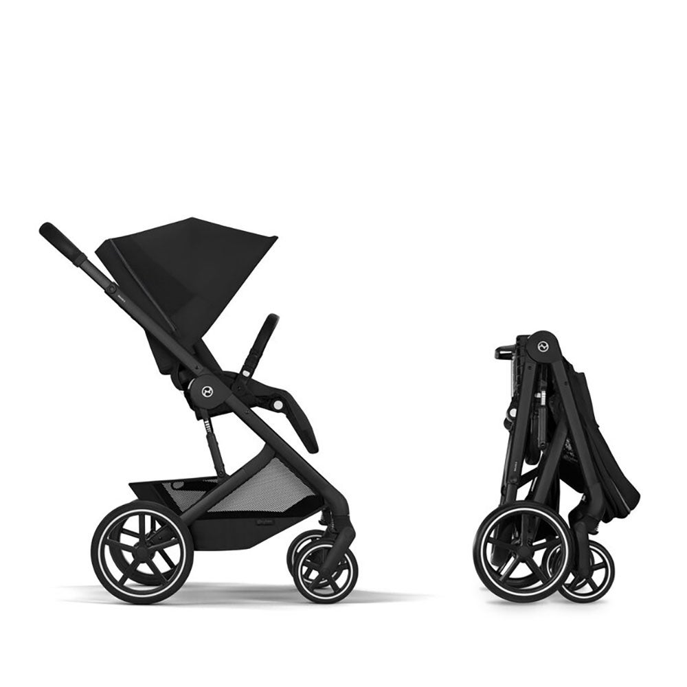 Cybex Balios s lux blk incl. hopfällbar liggdel moon black
