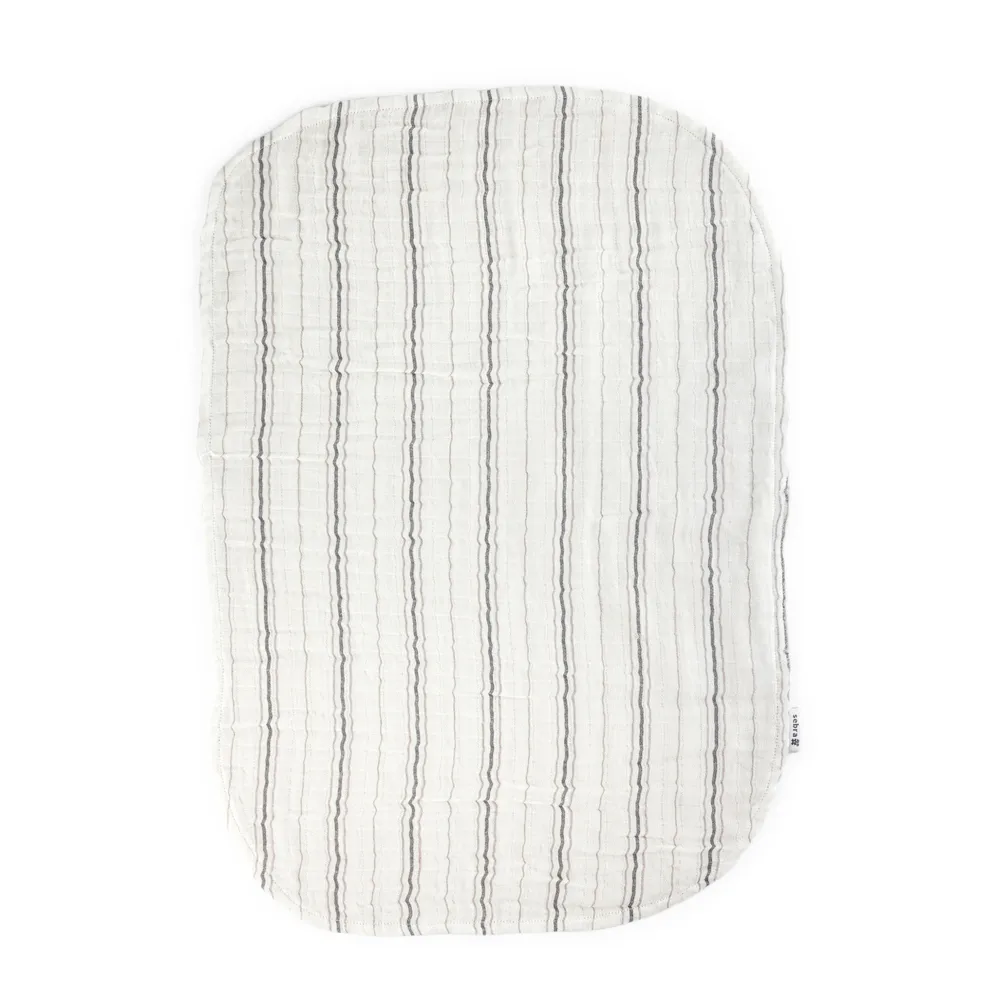 Sebra Skötbäddsunderlägg 2-pack muslin Stripe