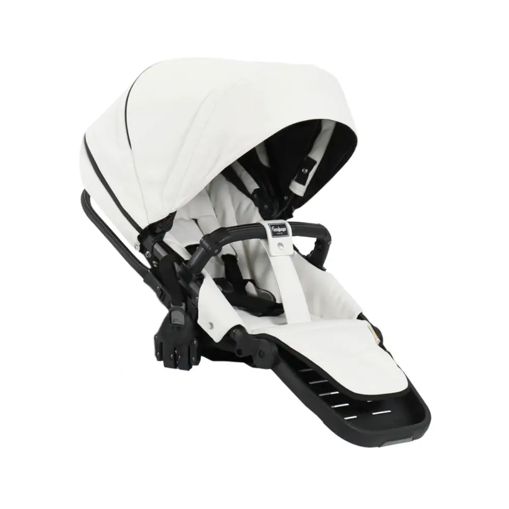 Emmaljunga ERGO+ Sittdel  LUX White Leathrette