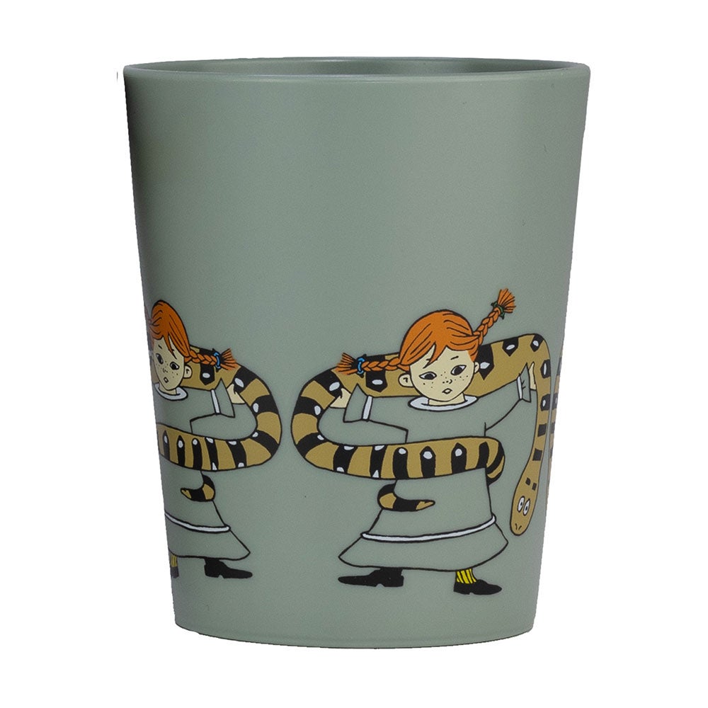 Rätt Start Pippi Cirkus Tumblermugg grön