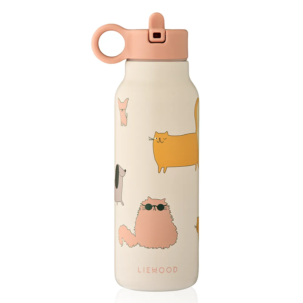 Liewood Falk vattenflaska 350 ml Cats and Dogs/Sandy