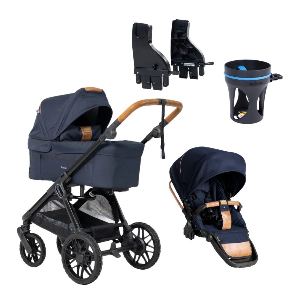 Emmaljunga Sento Pro- Outdoor trek Barnvagnspaket navy