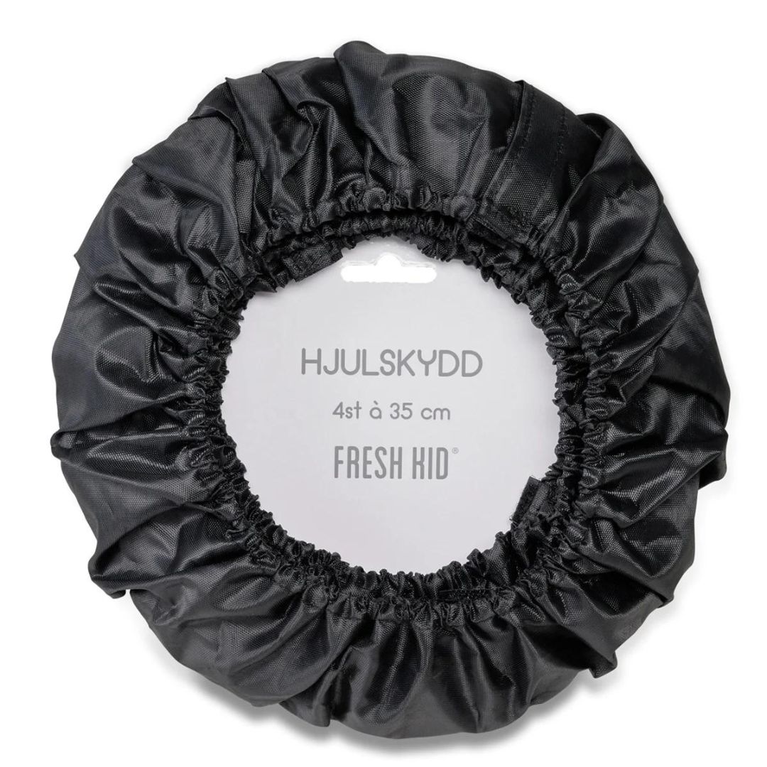 Fresh Kid Hjulskydd barnvagn 4 pack svart