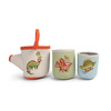 Filibabba Neoprene Badleksaker - Dino activity cups