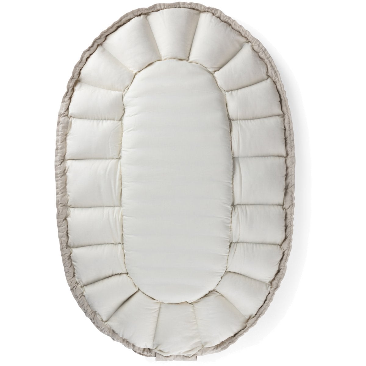 Sebra Babynest 3-i-1 med huv morning beige melange