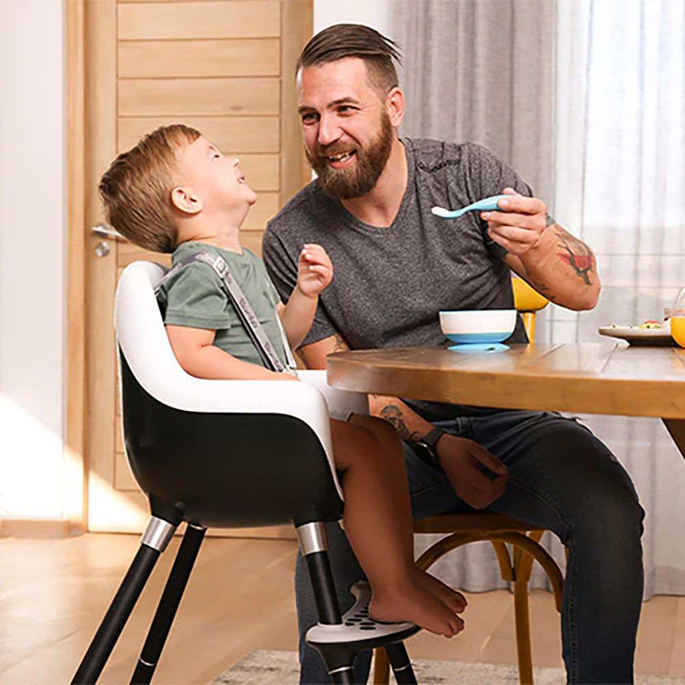 Bumbo matstol-Cool Grey