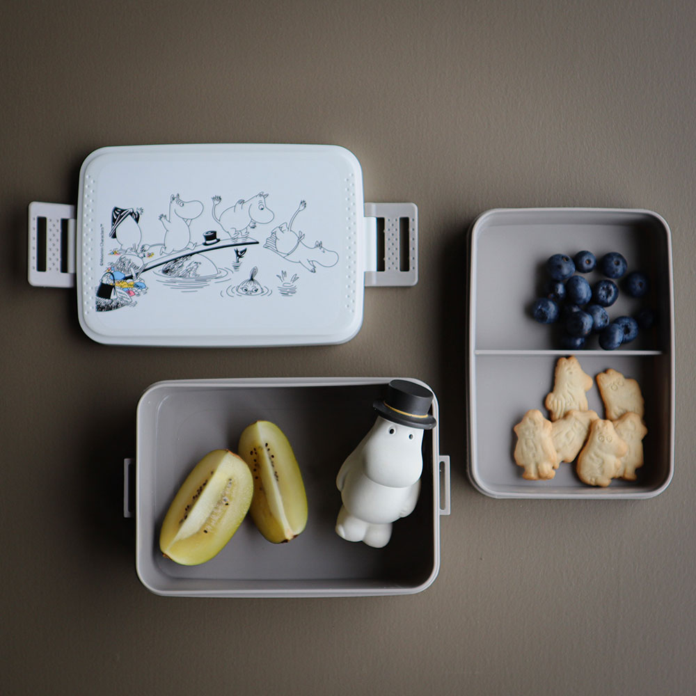 Rätt Start Mumin Vatten & Bad Lunchlåda grå 