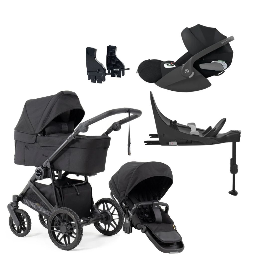 Emmaljunga Super Sonic Black Edition + Cybex Cloud T Plus