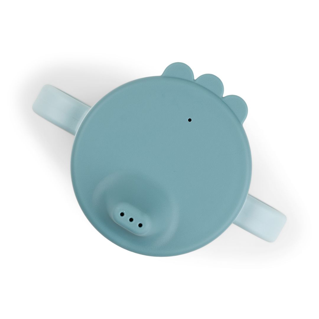 Done by Deer Foodie spout cup Happy dots Blue