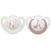 NUK napp first choice penguin/giraffe 0-6 mån