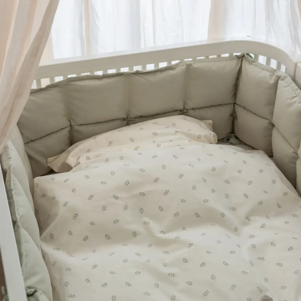 Sebra spjälskydd kapok mist green