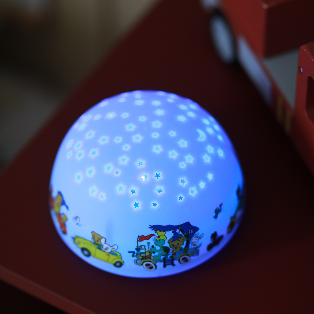 Rätt Start Bamse Nattlampa med stjärnhimmel och musik