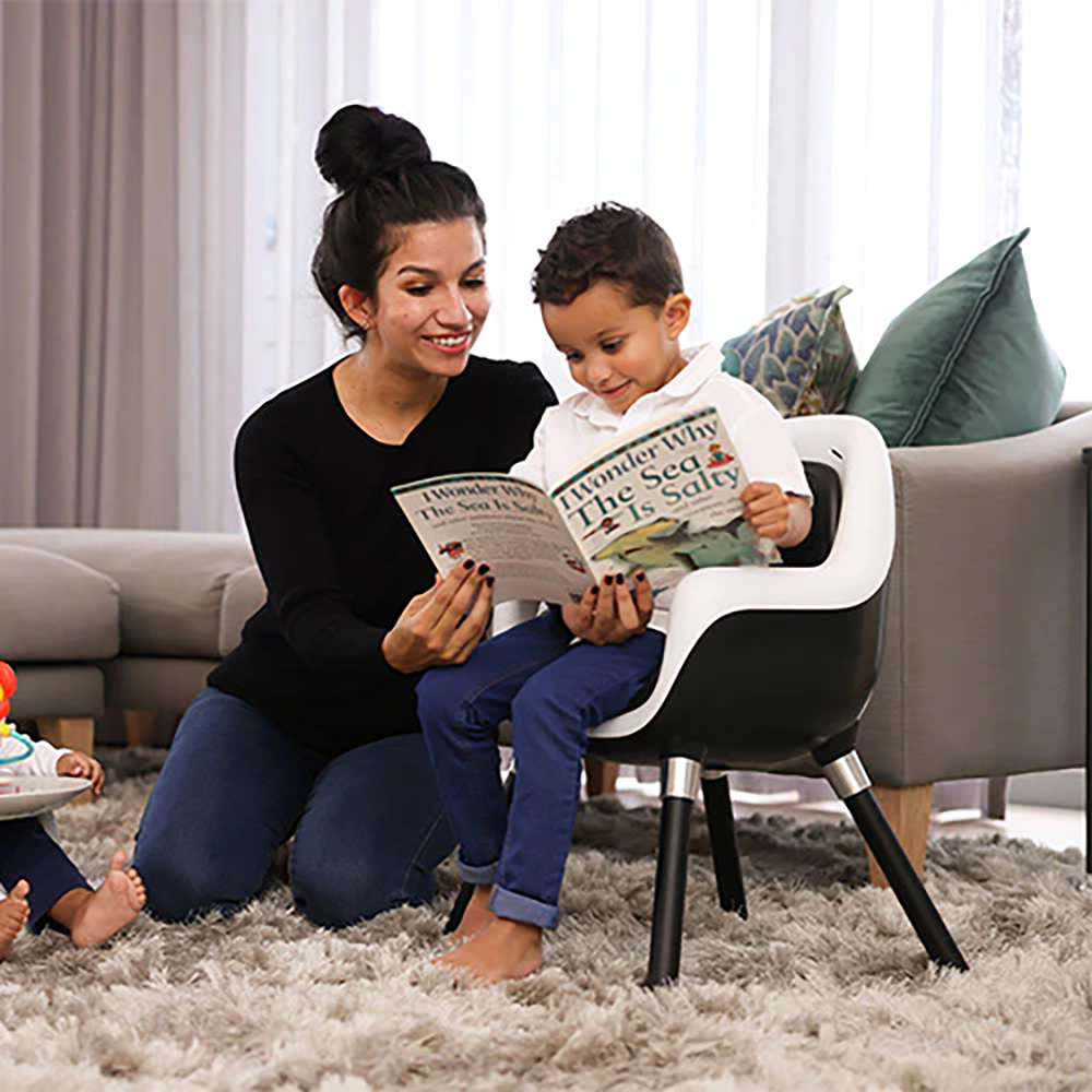 Bumbo matstol-Cool Grey