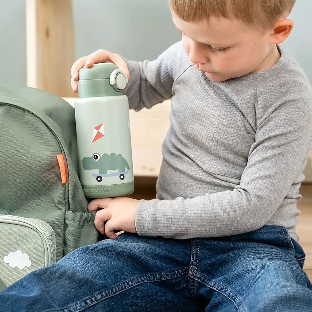 Done by Deer vattenflaska Playground Green 340 ml