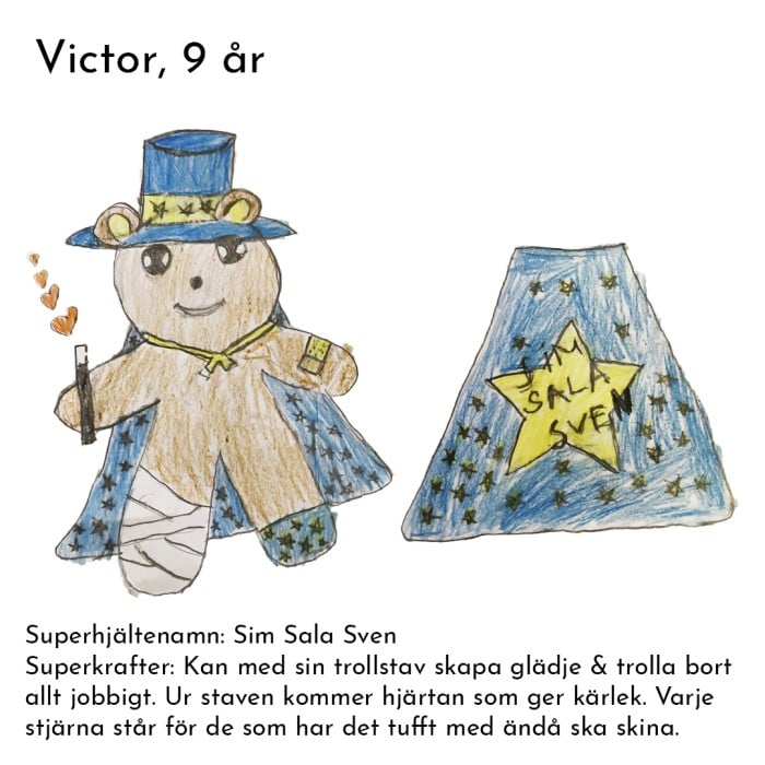 Teddykompaniet Superhjältenalle Sim Sala Sven