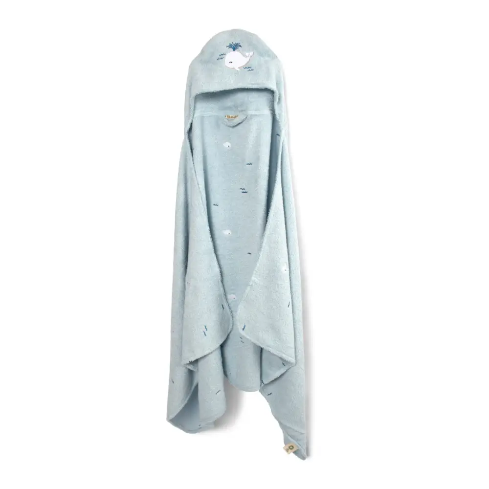 Filibabba Handduk med huva – christian's whale tales