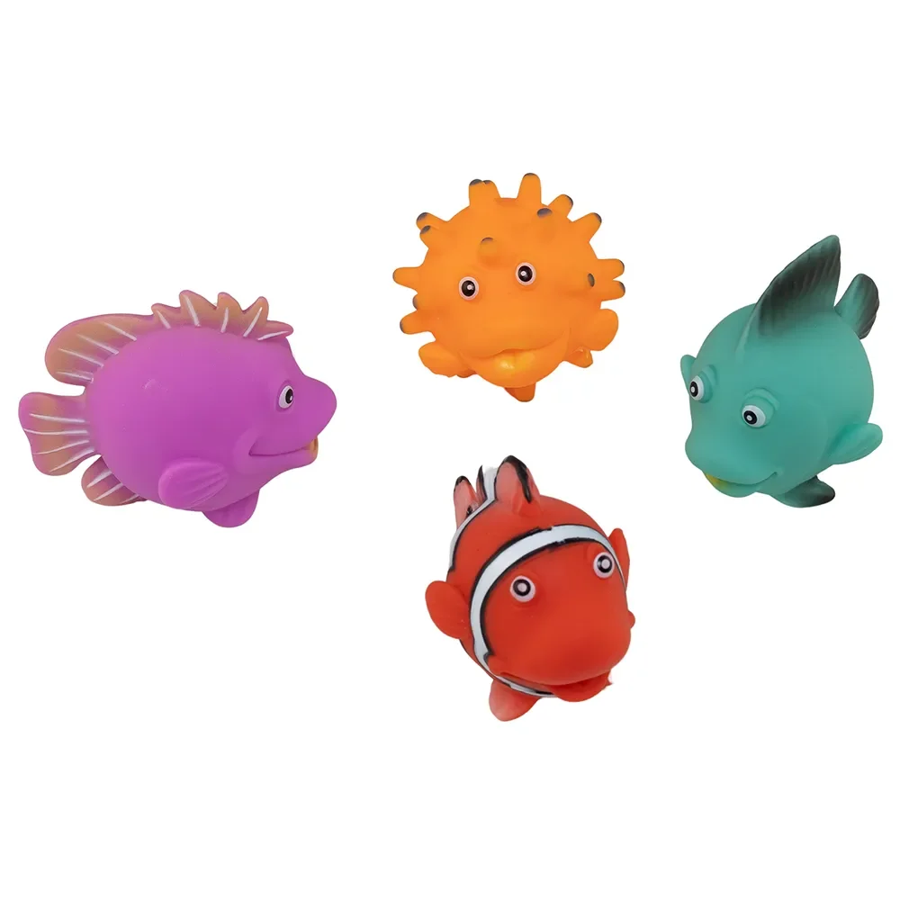 Rätt start Badleksak Korallfiskar 4-pack