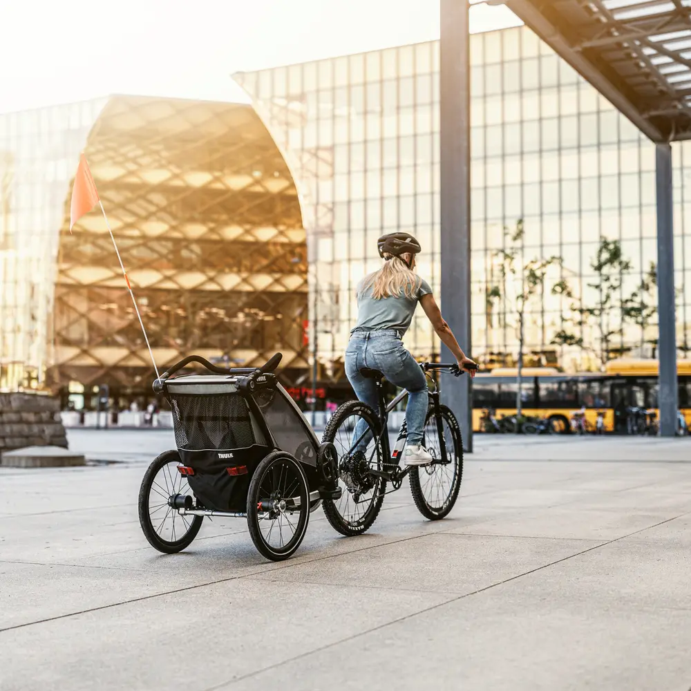 Thule Chariot Lite single Cykelvagn Vintage Green