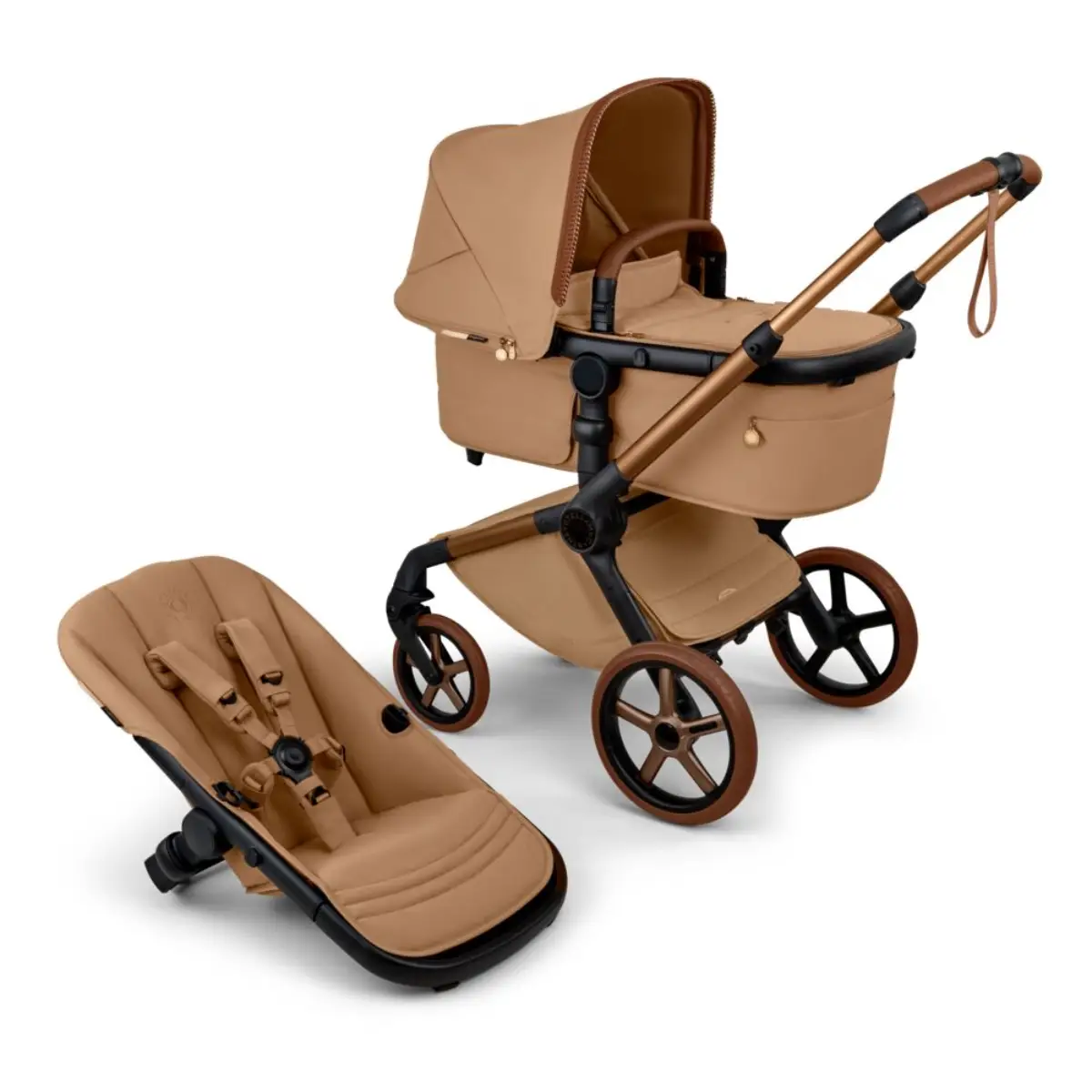 Bugaboo x StellaMcCartney Fox 5 renew barnvagn tobacco brown