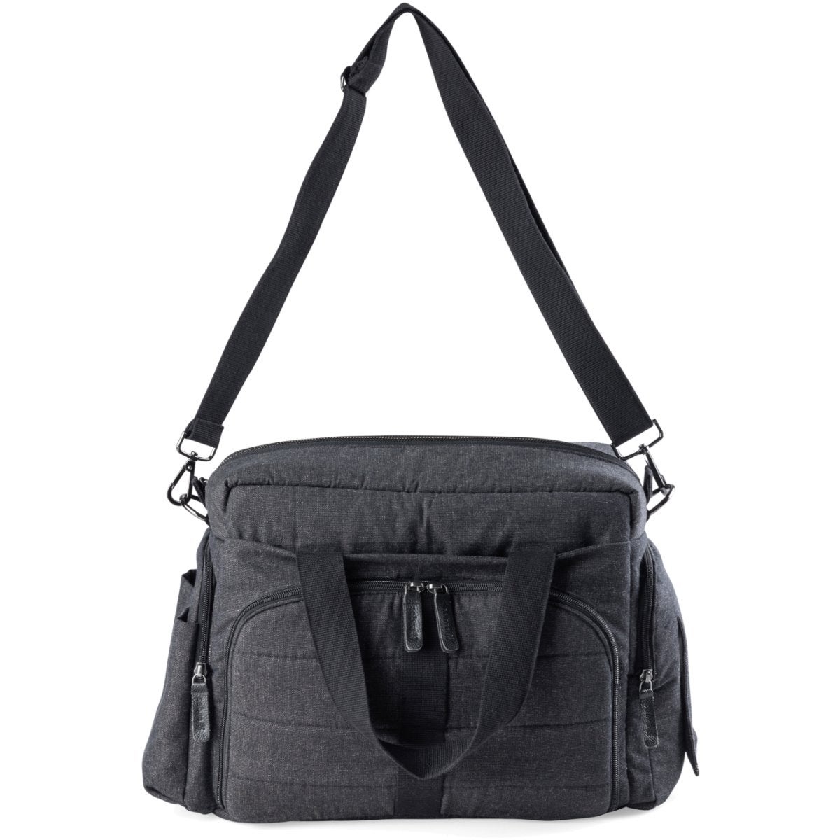 Sebra On-the-go skötväska dark grey melange